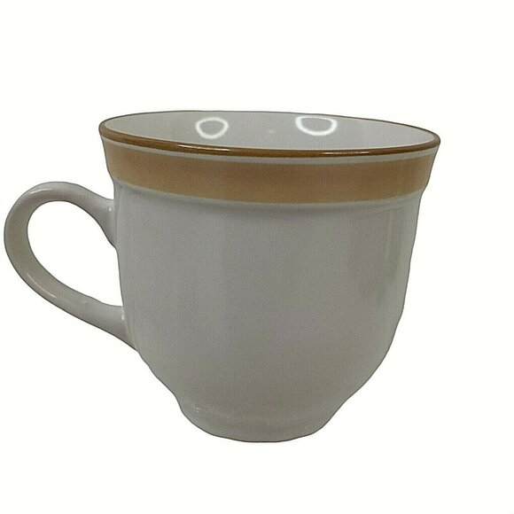 Vintage Coffee Cups Johann Haviland Crowning Fashion Golden Band Lot of 4 - Picture 4 of 5